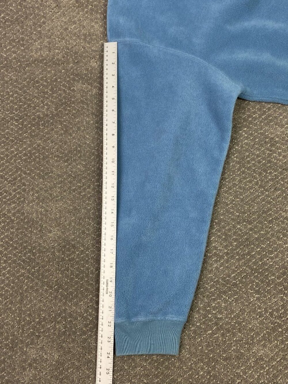 Vintage Y2K GAP Fleece Hoodie Mens XL Light Blue Pullover - Picture 15 of 16